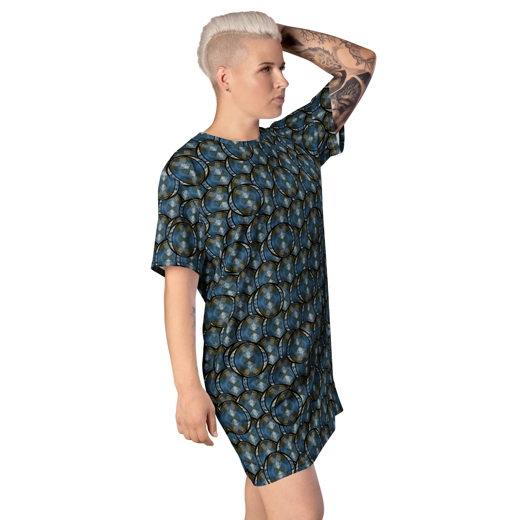 T-Shirt Tunic (Muliebris/Virilis)(Opal Skies Cantus Primus "Lūminōsitās") RJSTHW2024 RJS
