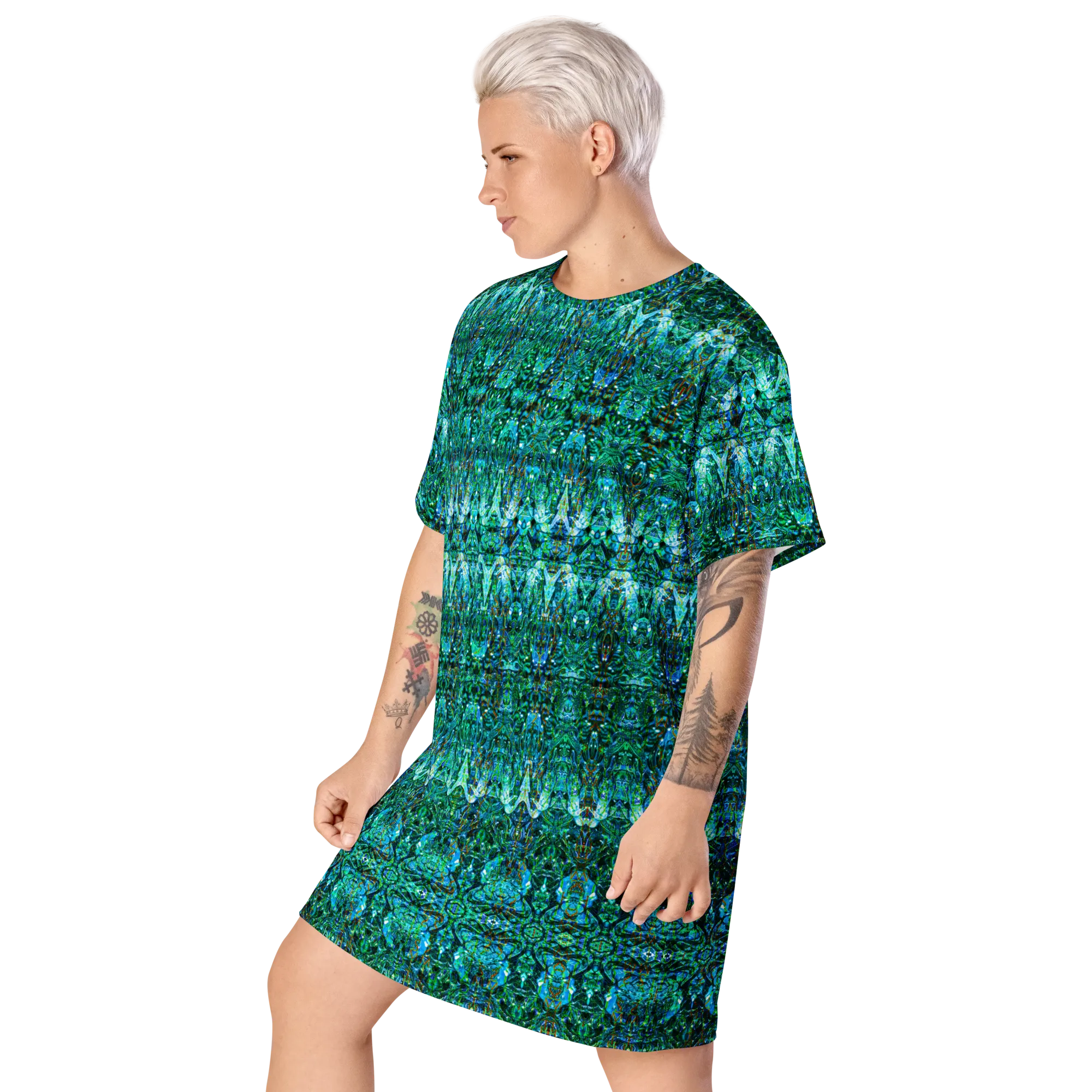 T-Shirt Tunic (Muliebris/Virilis)(Samhain Dream Thaw 12 of 15 Duodecim ex Quindecim & Blue Logo Vertō Supra Infraque) RJSTHW2024 RJS