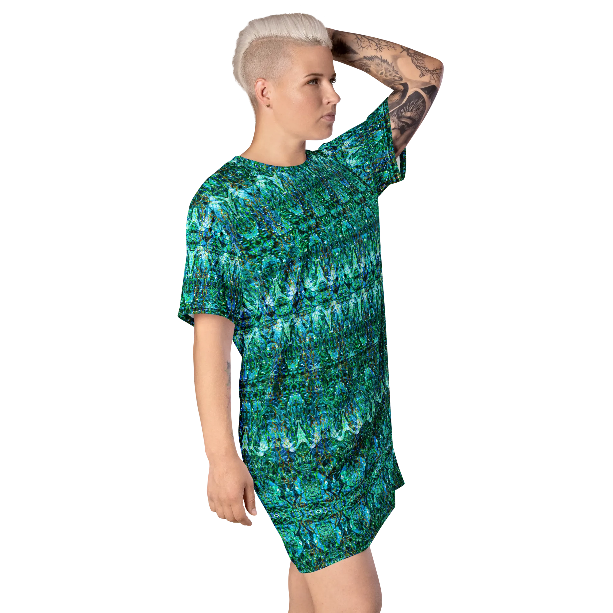 T-Shirt Tunic (Muliebris/Virilis)(Samhain Dream Thaw 12 of 15 Duodecim ex Quindecim & Blue Logo Vertō Supra Infraque) RJSTHW2024 RJS