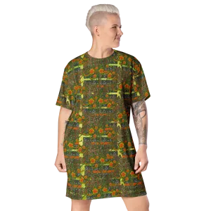 T-Shirt Tunic (Muliebris/Virilis)(Tree Link WindSong Flower) RJSTH@Fabric#2 RJSTHW2024 RJS