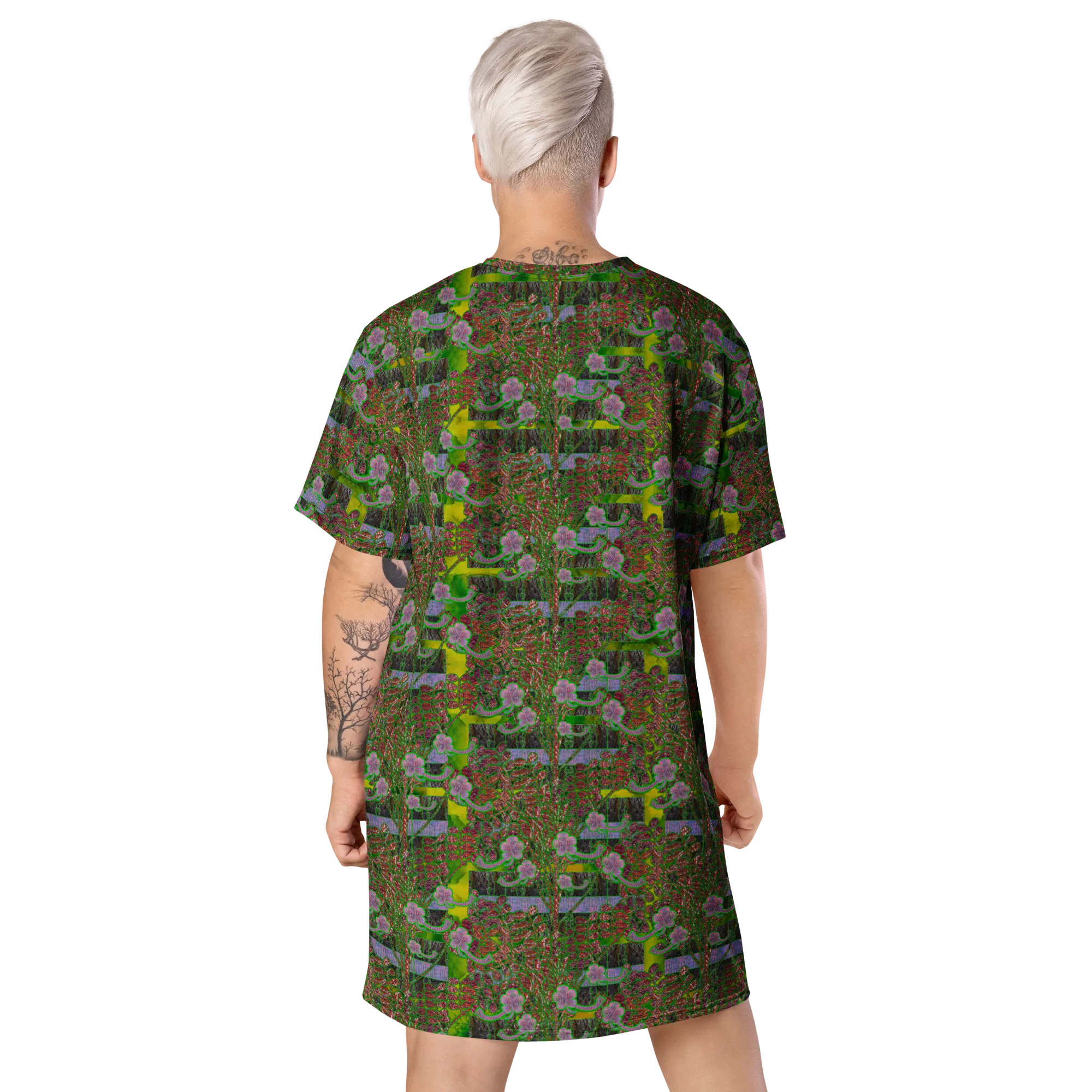 T-Shirt Tunic (Muliebris/Virilis)(Tree Link WindSong Flower) RJSTH@Fabric#5 RJSTHW2024 RJS