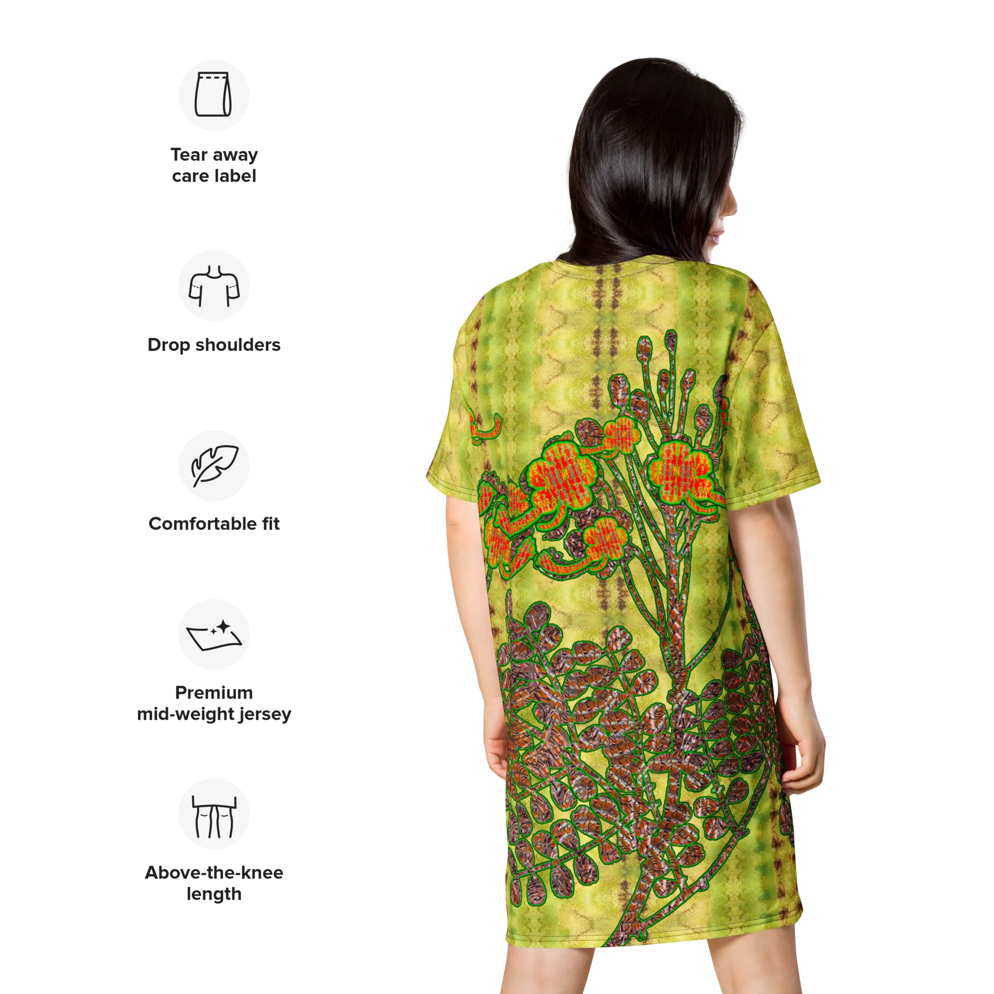 T-Shirt Tunic (Muliebris/Virilis)(WindSong Flower) RJSTH@Fabric#2 RJSTHW2024 RJS