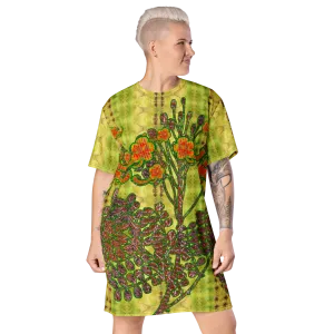 T-Shirt Tunic (Muliebris/Virilis)(WindSong Flower) RJSTH@Fabric#2 RJSTHW2024 RJS