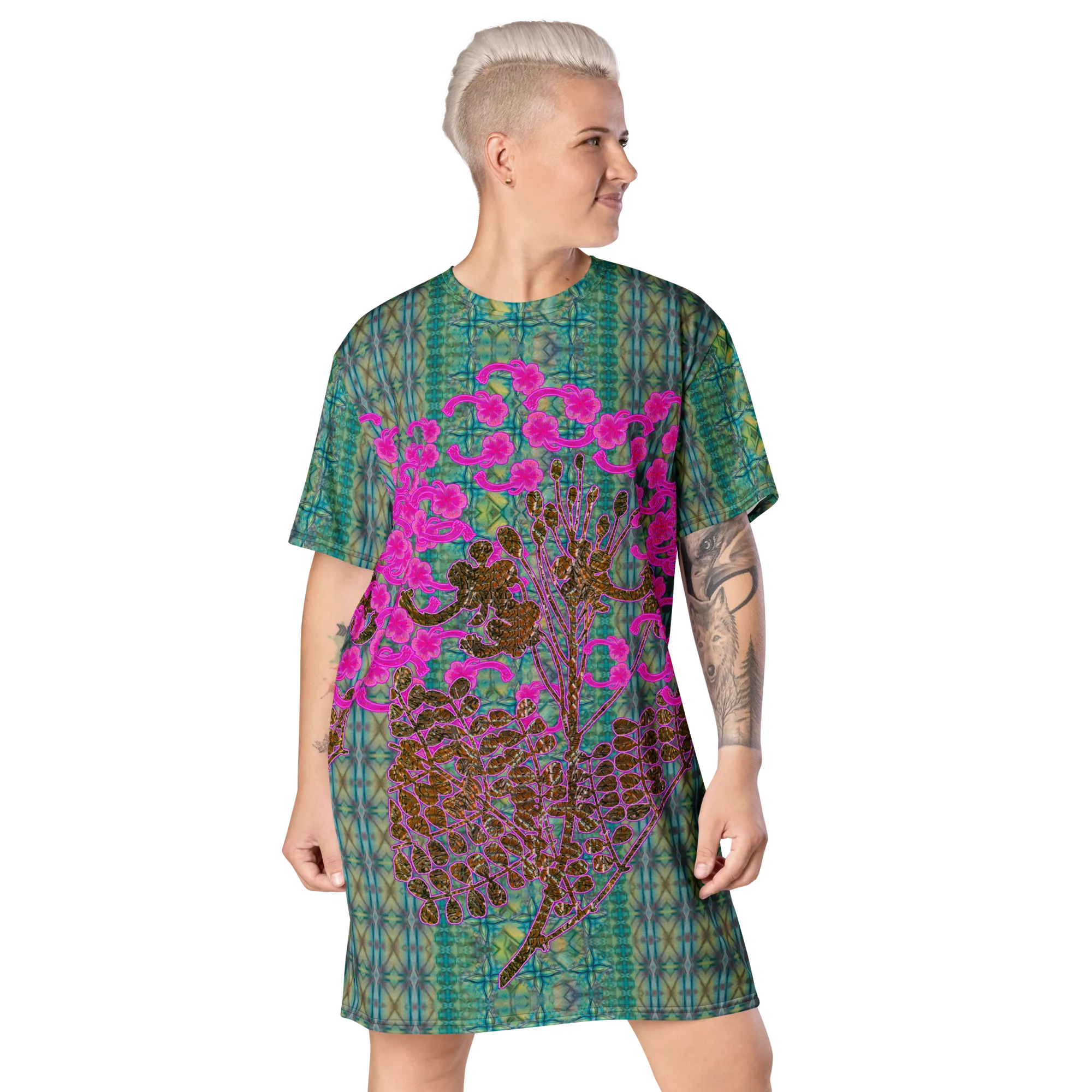 T-Shirt Tunic (Muliebris/Virilis)(WindSong Flower) RJSTH@Fabric#9 RJSTHW2024 RJS