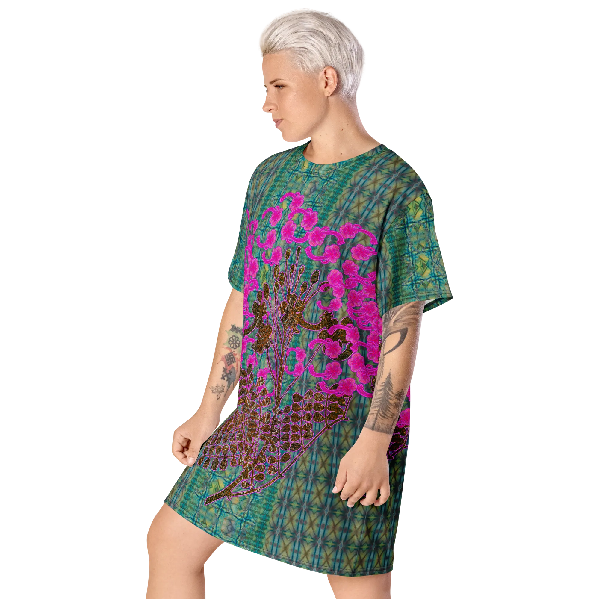 T-Shirt Tunic (Muliebris/Virilis)(WindSong Flower) RJSTH@Fabric#9 RJSTHW2024 RJS