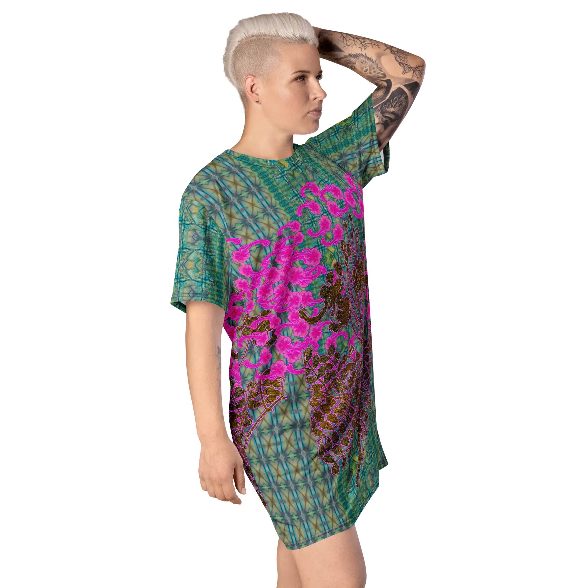 T-Shirt Tunic (Muliebris/Virilis)(WindSong Flower) RJSTH@Fabric#9 RJSTHW2024 RJS