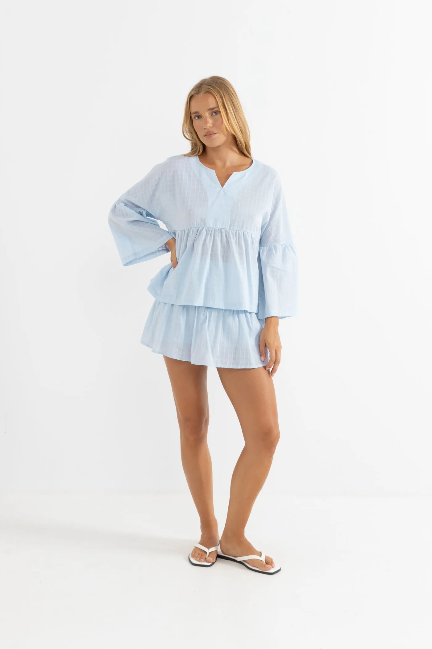 Taggie Frill Skort Blue