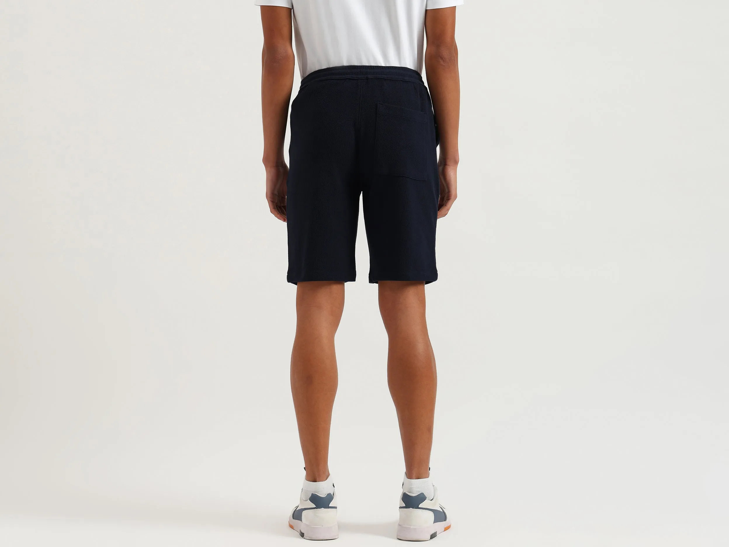 Textured Comfort Fit Cordinate Shorts
