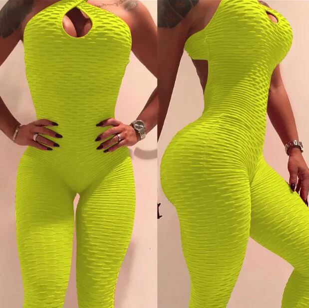 Textured Hollow Bodysuit