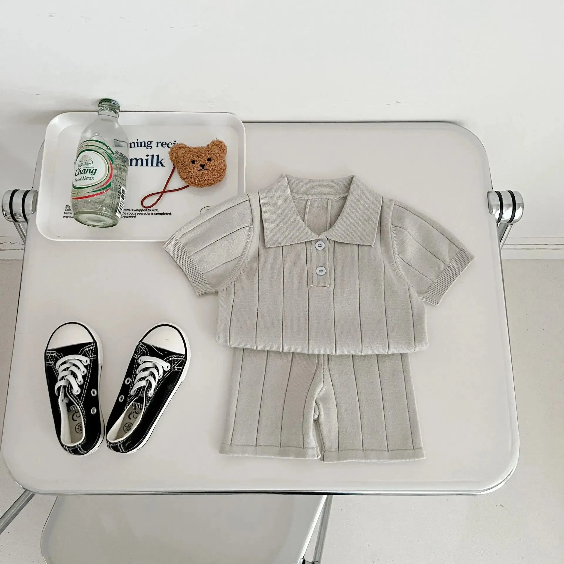 Textured Knit Set