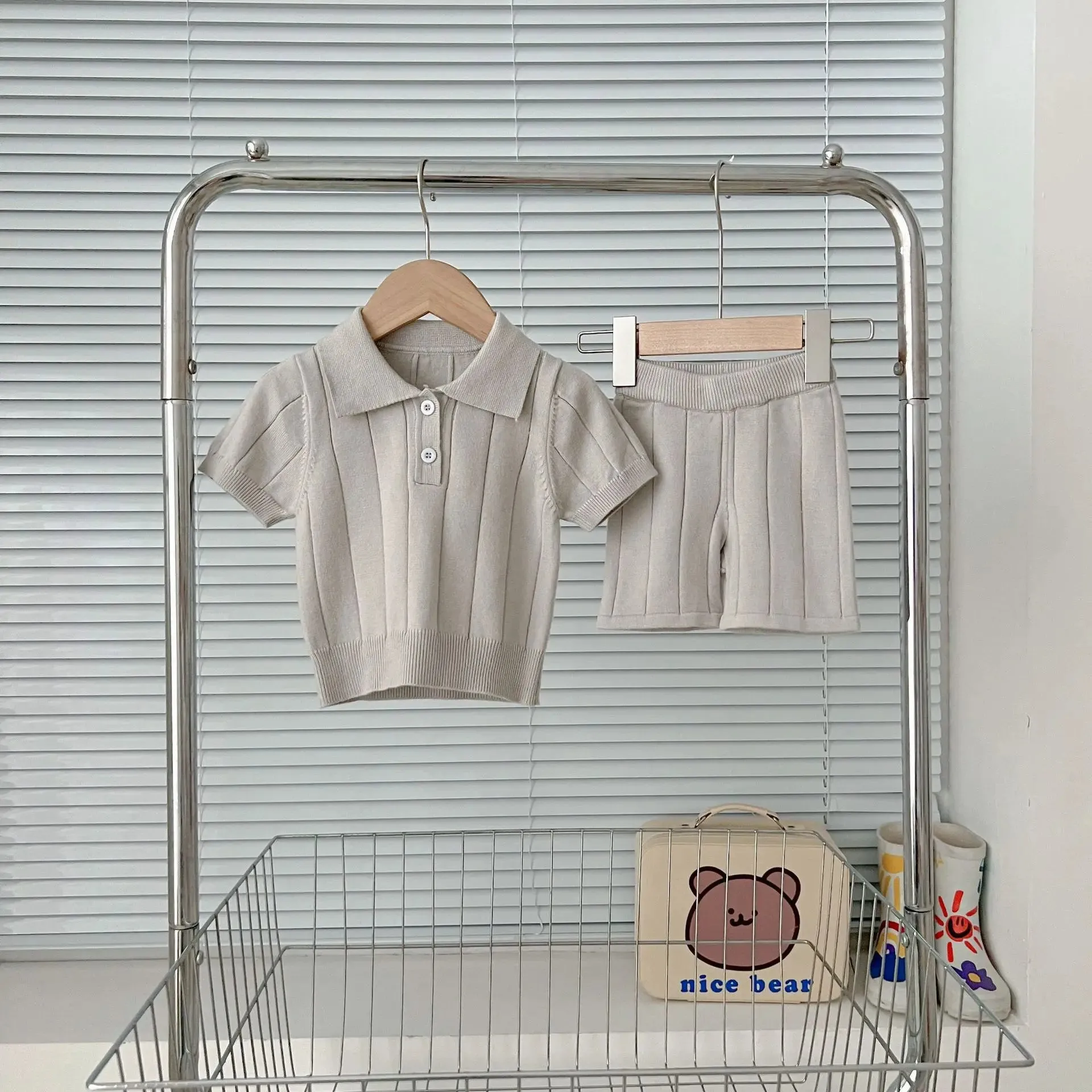 Textured Knit Set