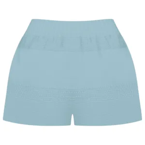 TEXTURED MINI SHORTS / FADEDBLUE