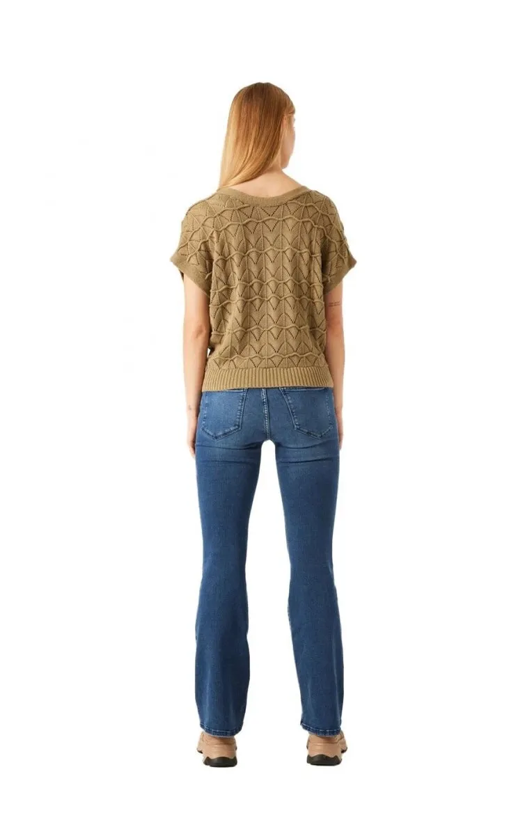 Textured Pullover - Khaki