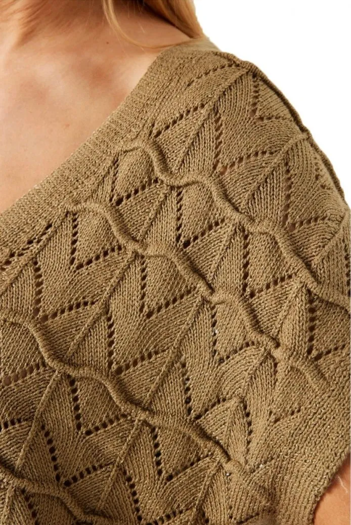 Textured Pullover - Khaki