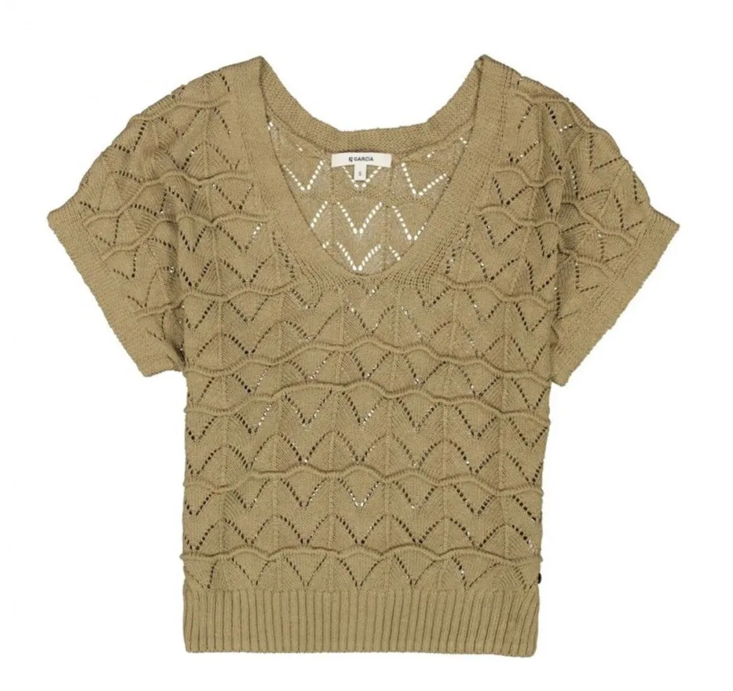 Textured Pullover - Khaki