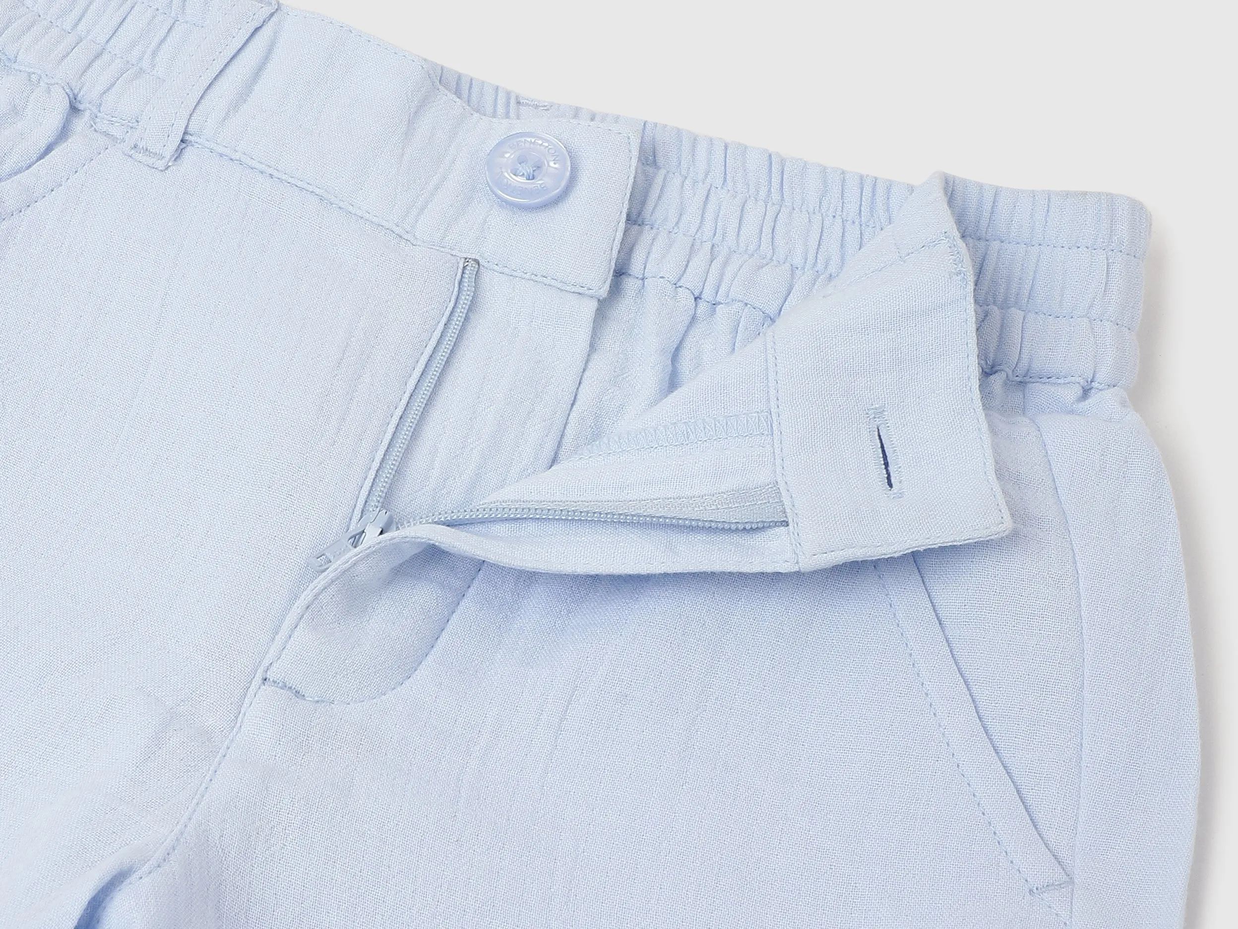 Textured Regular Fit Casual Shorts