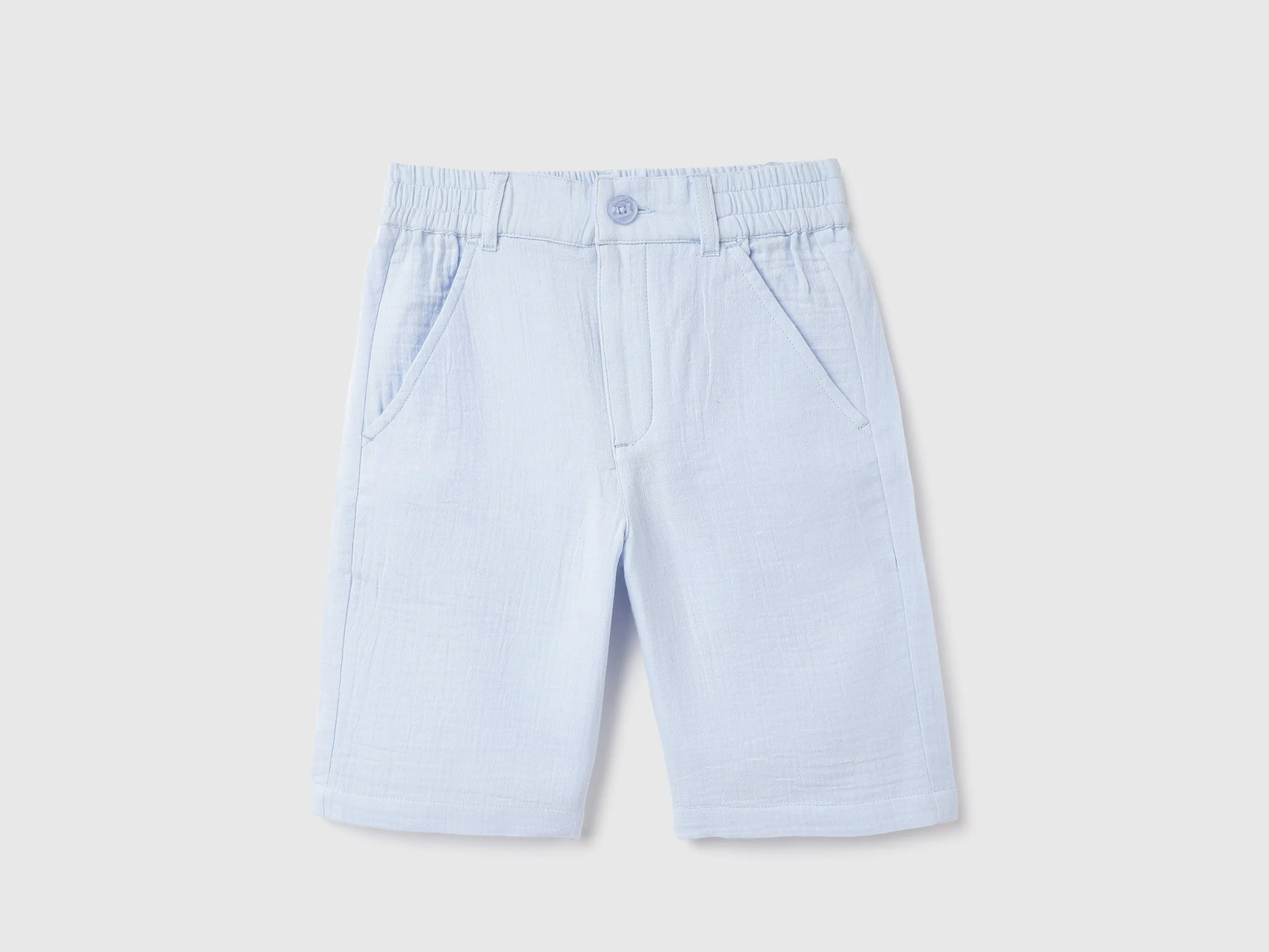 Textured Regular Fit Casual Shorts