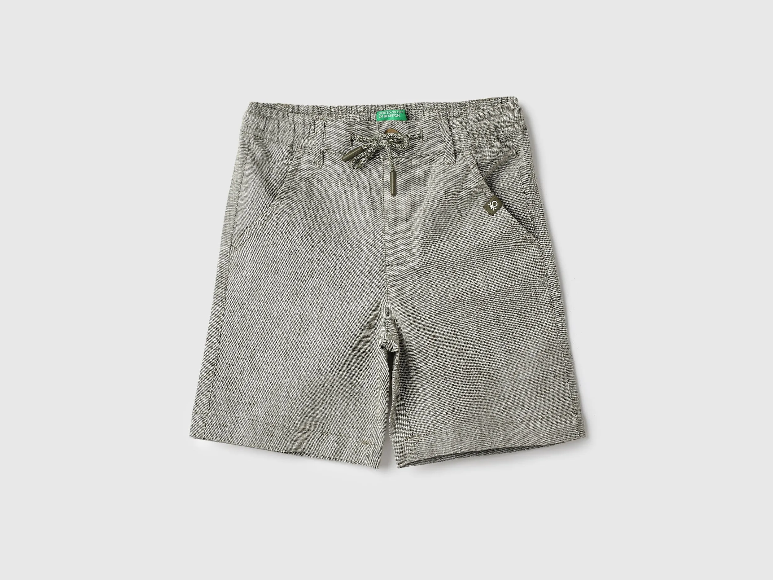 Textured Regular Fit Casual Shorts