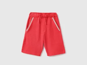 Textured Regular Fit Shorts
