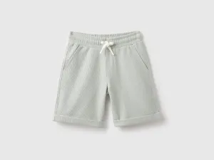 Textured Regular Fit Shorts