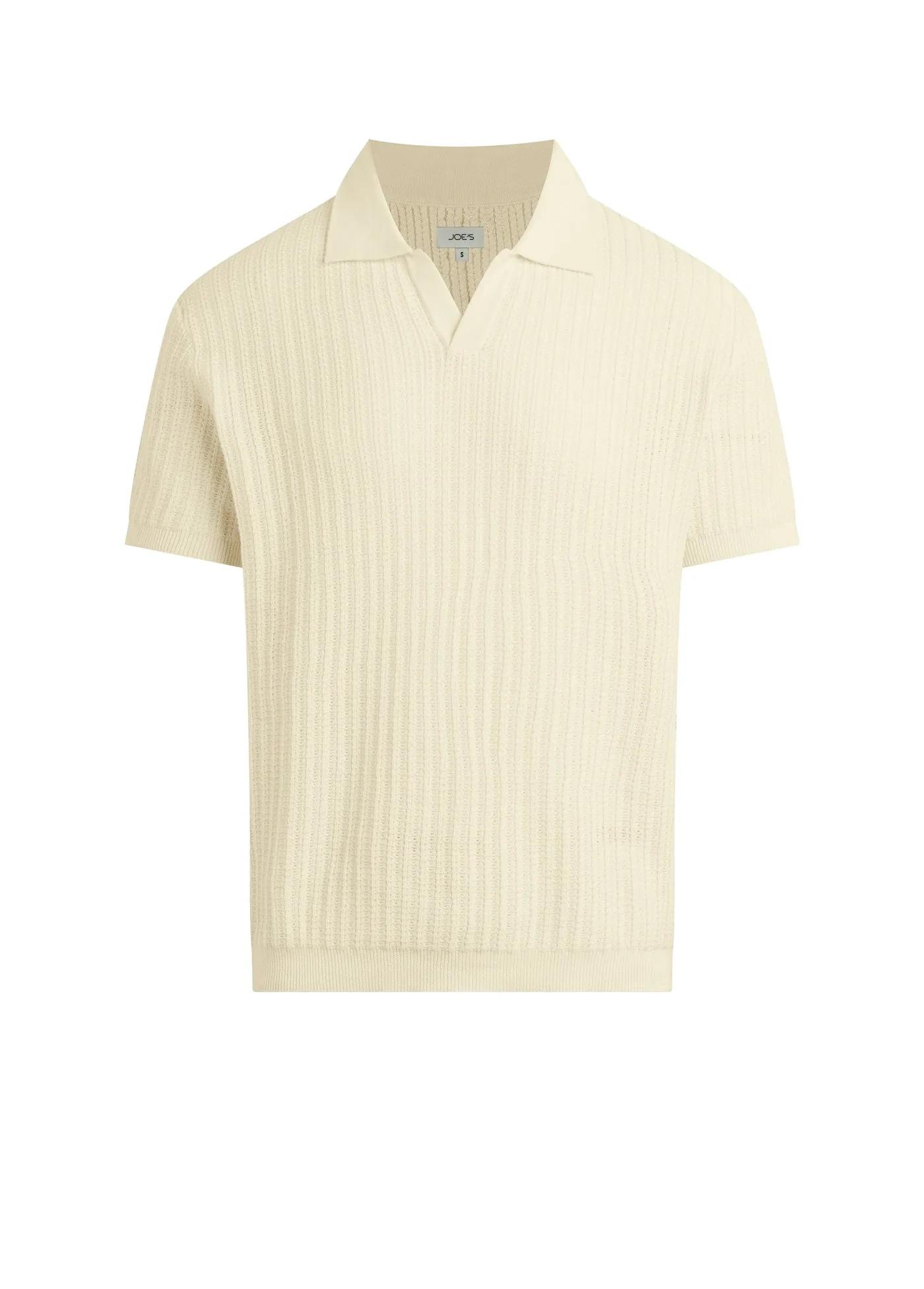 TEXTURED SWEATER POLO