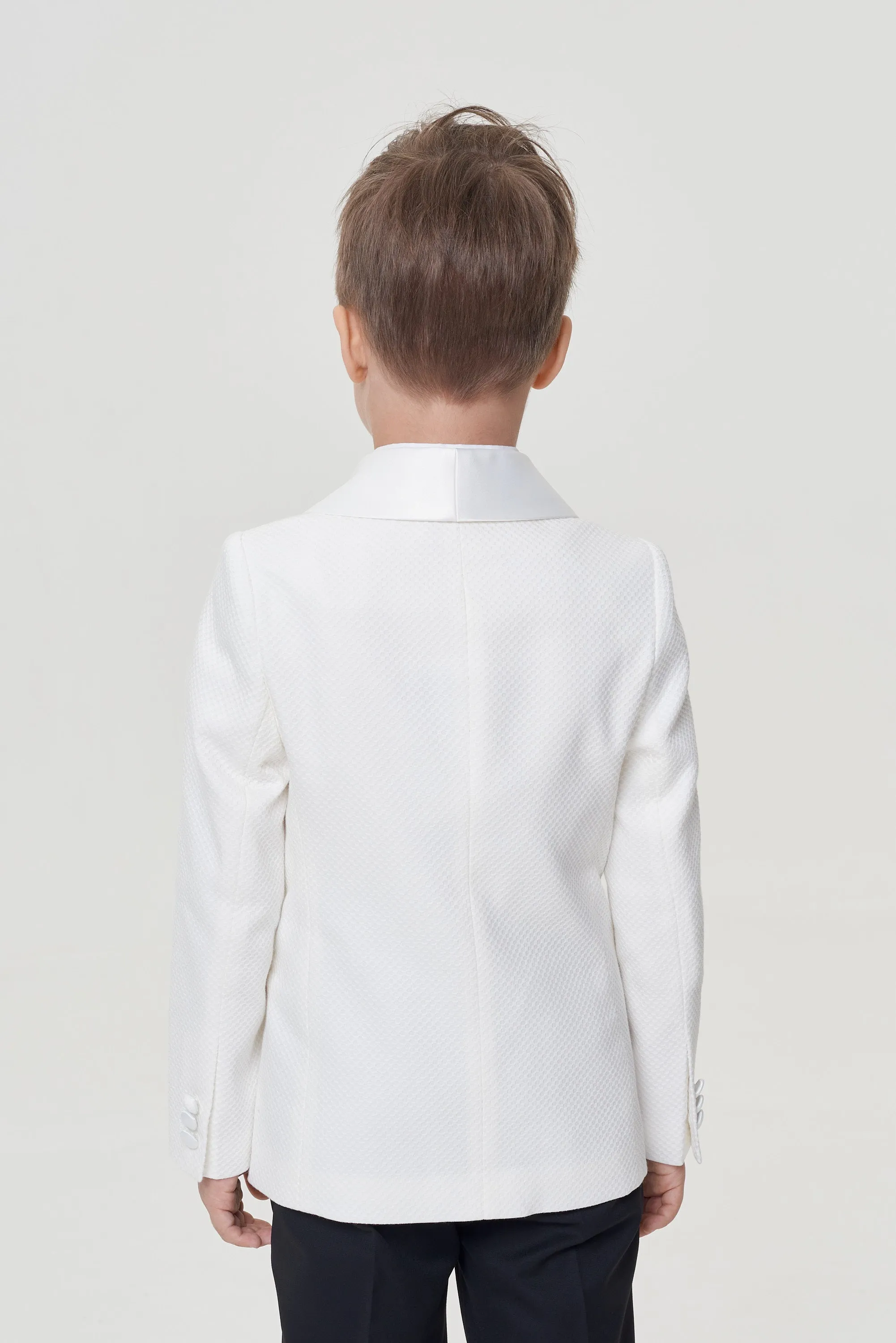 Textured Tuxedo Blazer