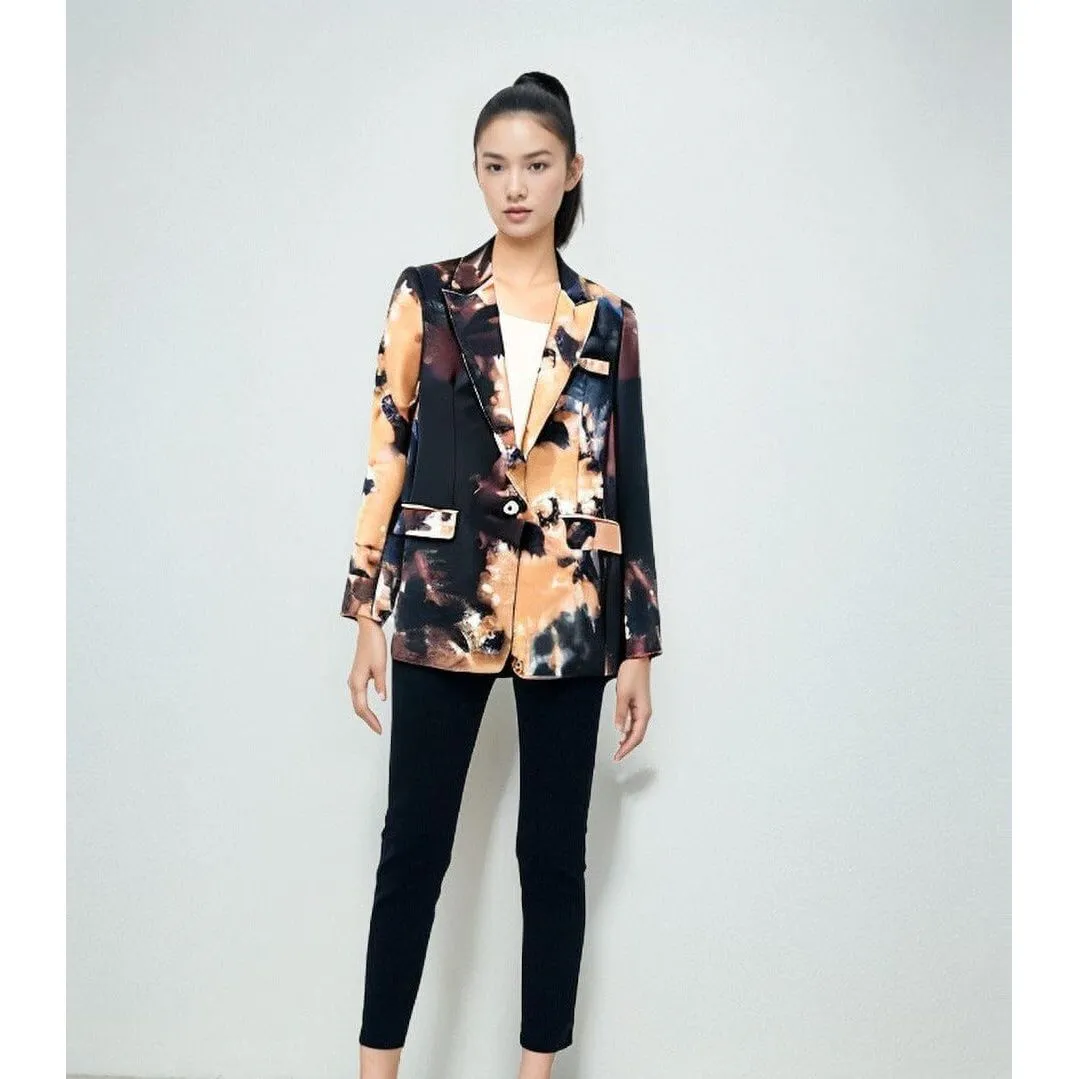 The Crème Brûlée Long Sleeve Blazer