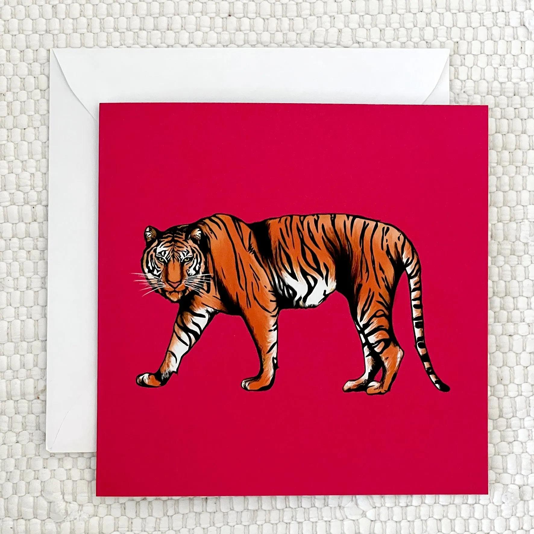 Tiger Greeting Card