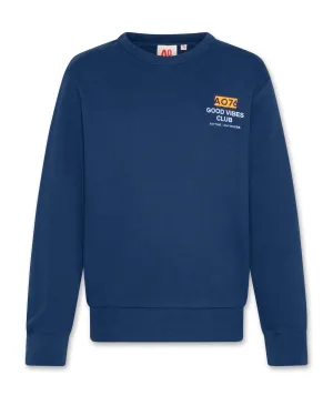 tom sweater going 000725 - mid blue