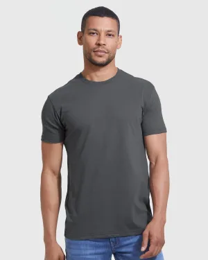 True Classic Premium Fitted Crew Neck T-Shirt - Carbon