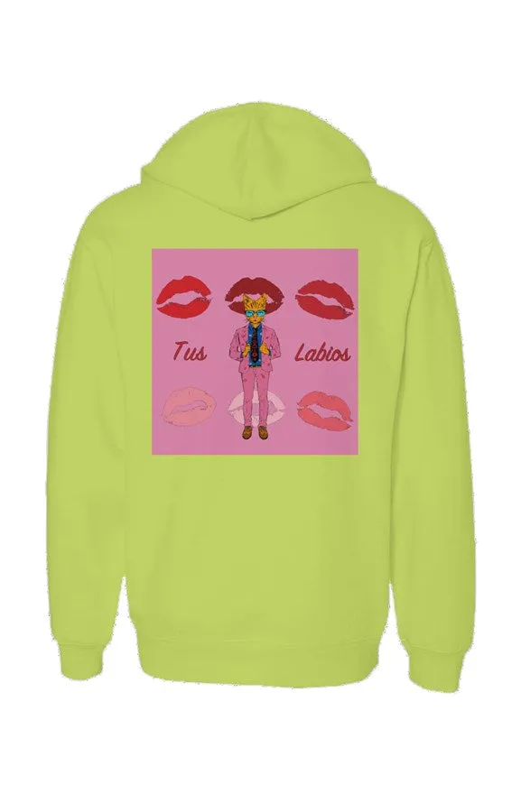 Tus Labios Neon Pullover Hoodies