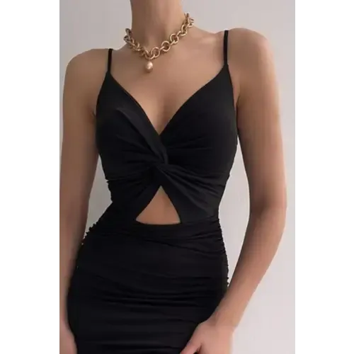 Twisted Spaghetti Dress