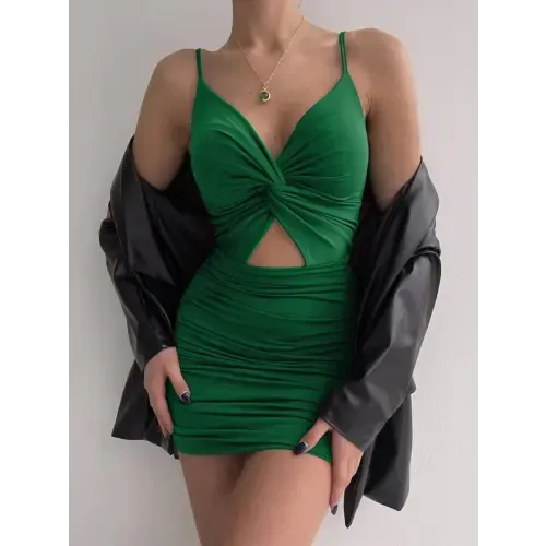 Twisted Spaghetti Dress