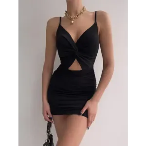 Twisted Spaghetti Dress