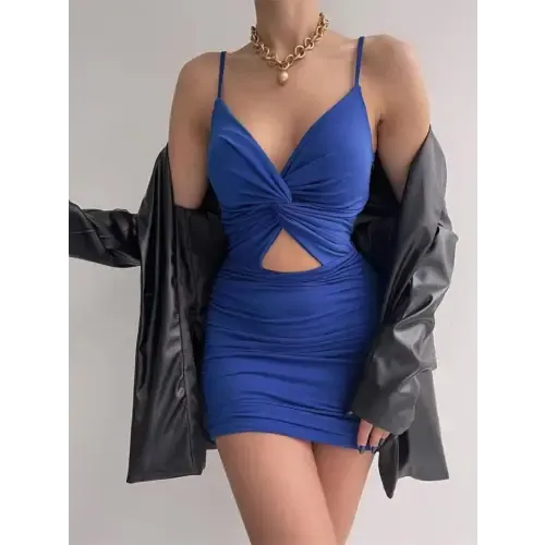 Twisted Spaghetti Dress