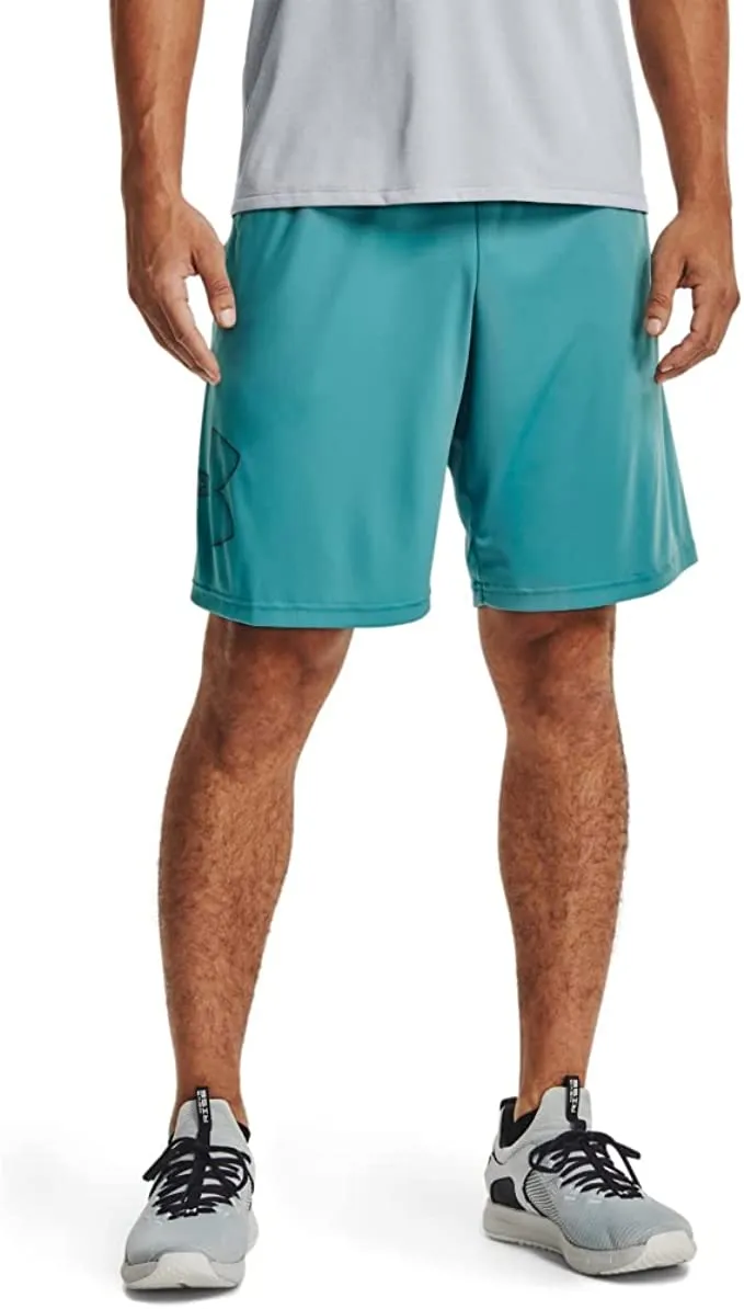 Under Armour Men's Standard Tech Graphic Shorts, Cosmos (476)/Dark Cyan, Small