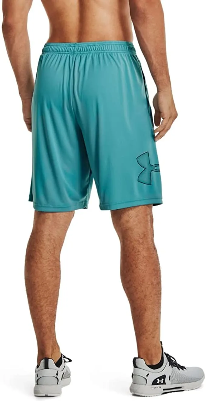 Under Armour Men's Standard Tech Graphic Shorts, Cosmos (476)/Dark Cyan, Small