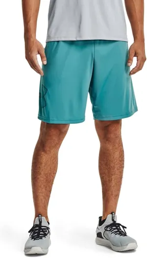 Under Armour Men's Standard Tech Graphic Shorts, Cosmos (476)/Dark Cyan, Small