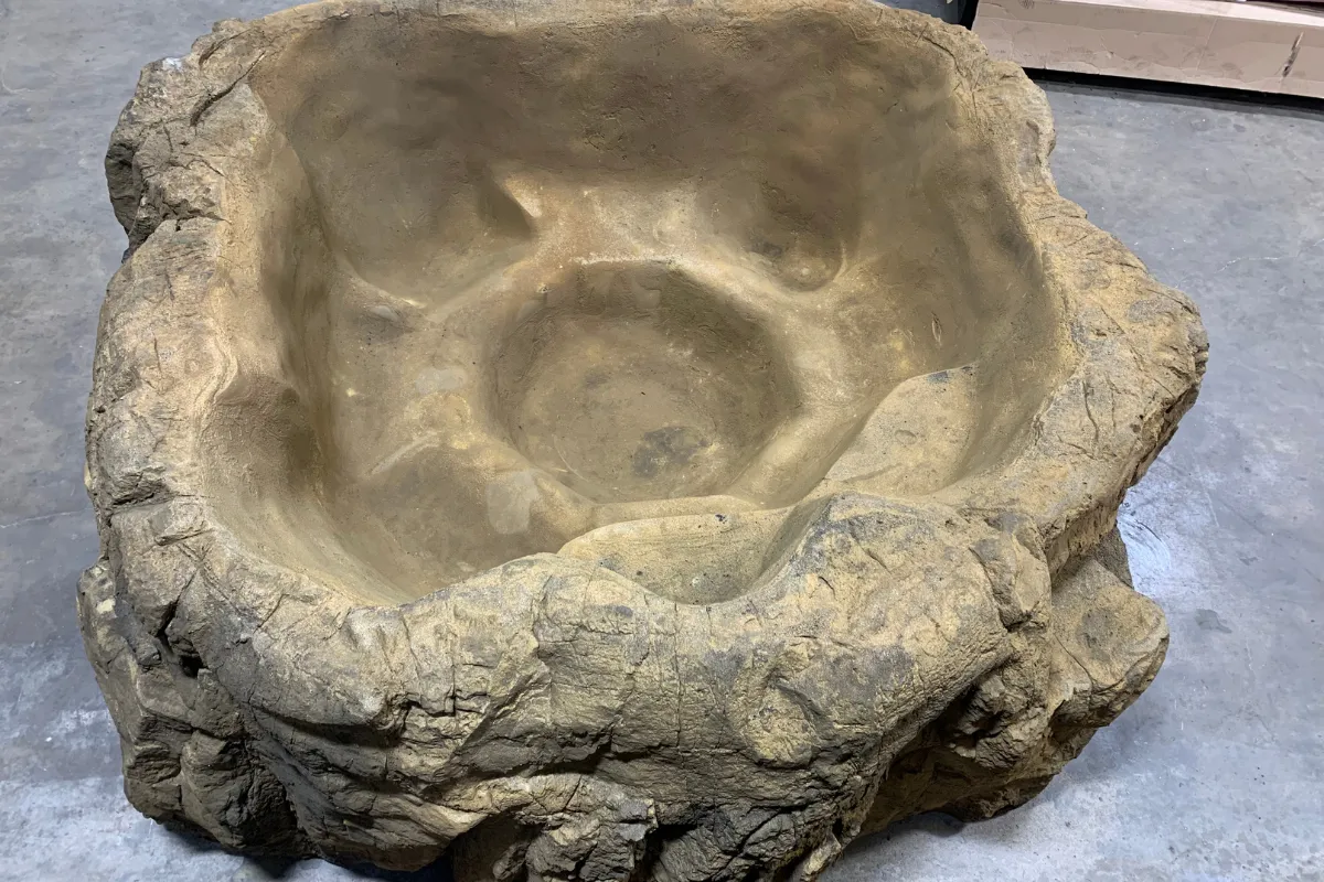 Universal Rocks Semi In-Ground Spa - Earth