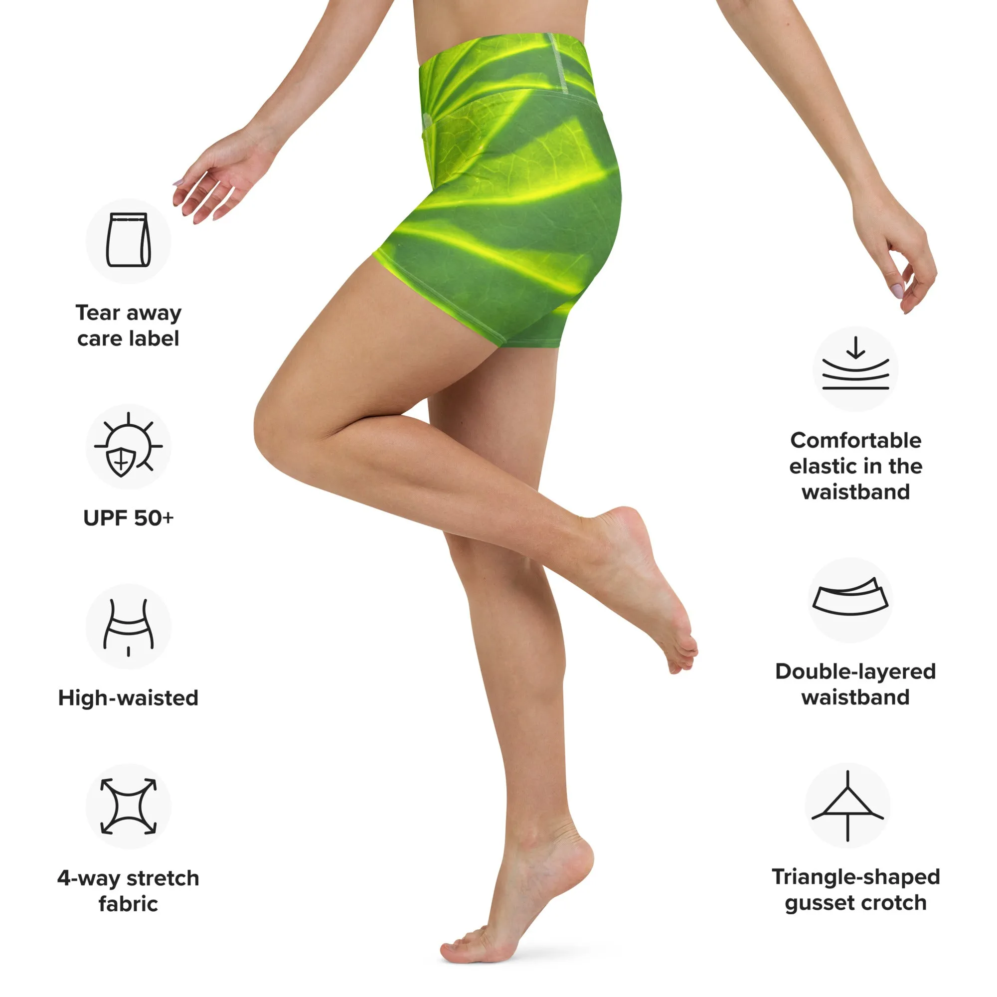 Verde Shield Yoga Shorts