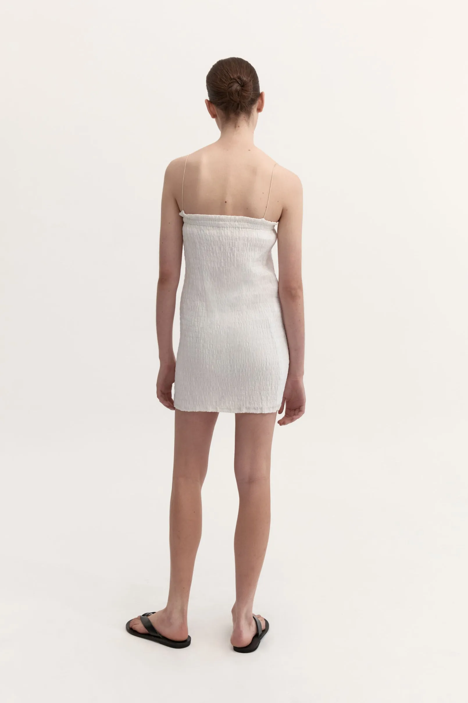 VICTORIA MINI DRESS - WHITE