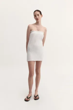 VICTORIA MINI DRESS - WHITE