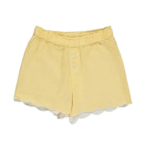 Vignette - Beatrix Shorts in Yellow Check