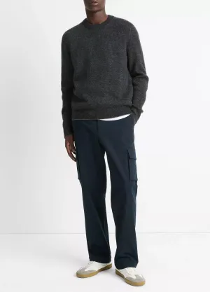 Vince Plush Cashmere Thermal Crew Neck Sweater