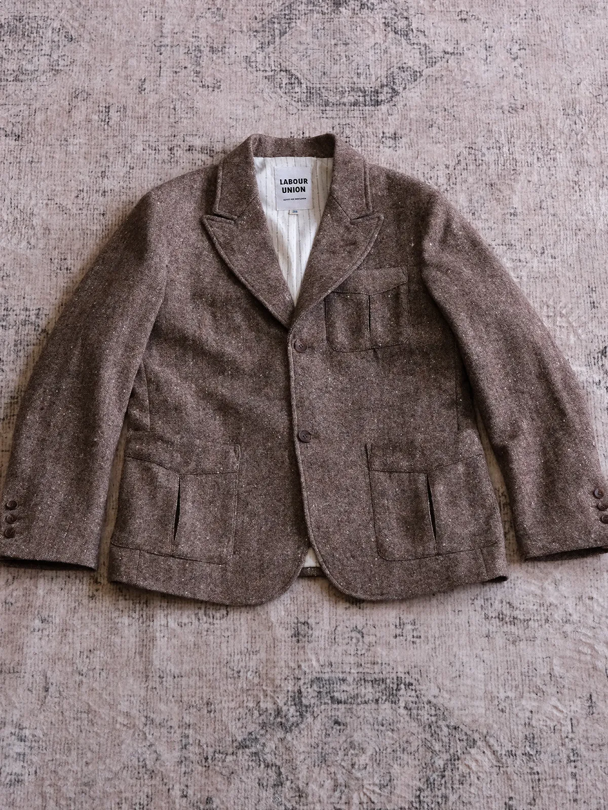 Vintage Retro Tweed Blazer