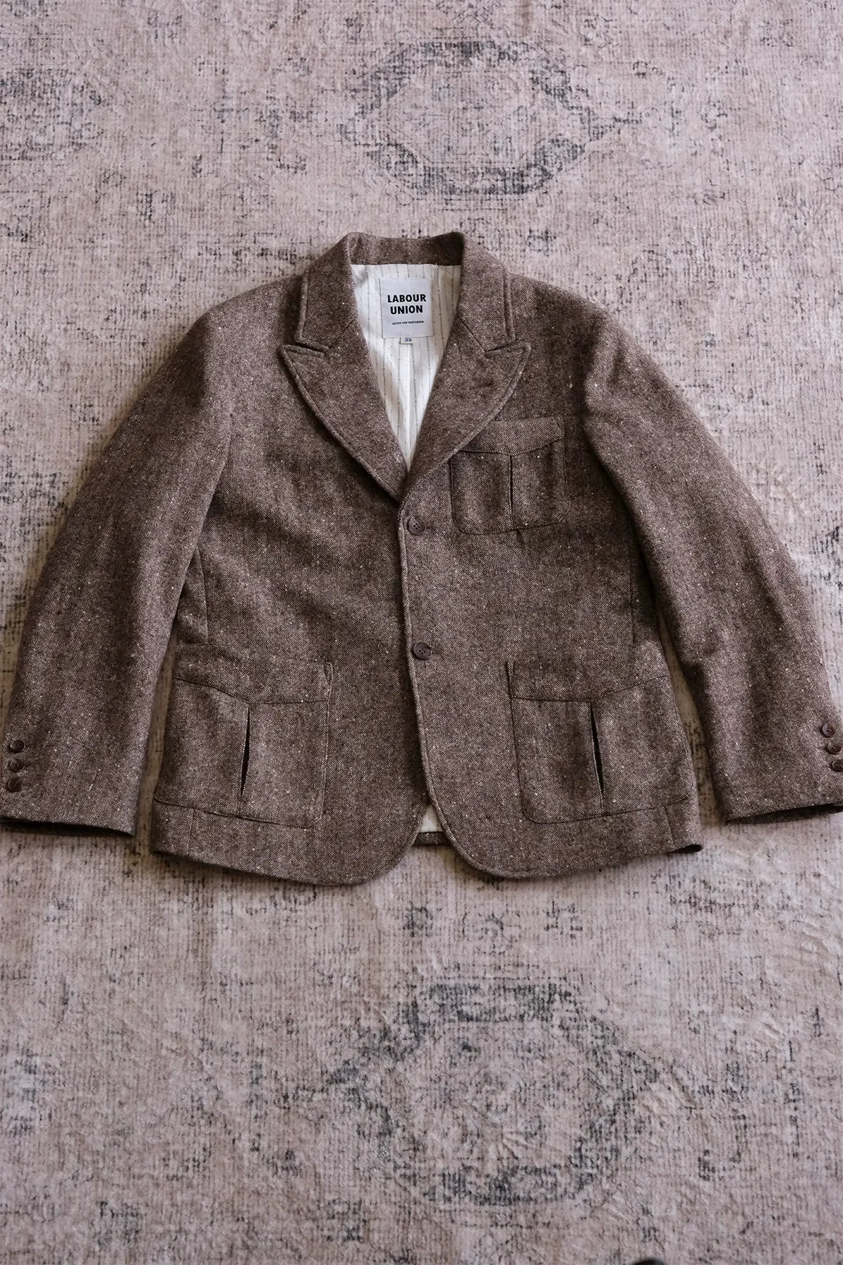 Vintage Retro Tweed Blazer