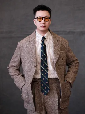 Vintage Retro Tweed Blazer