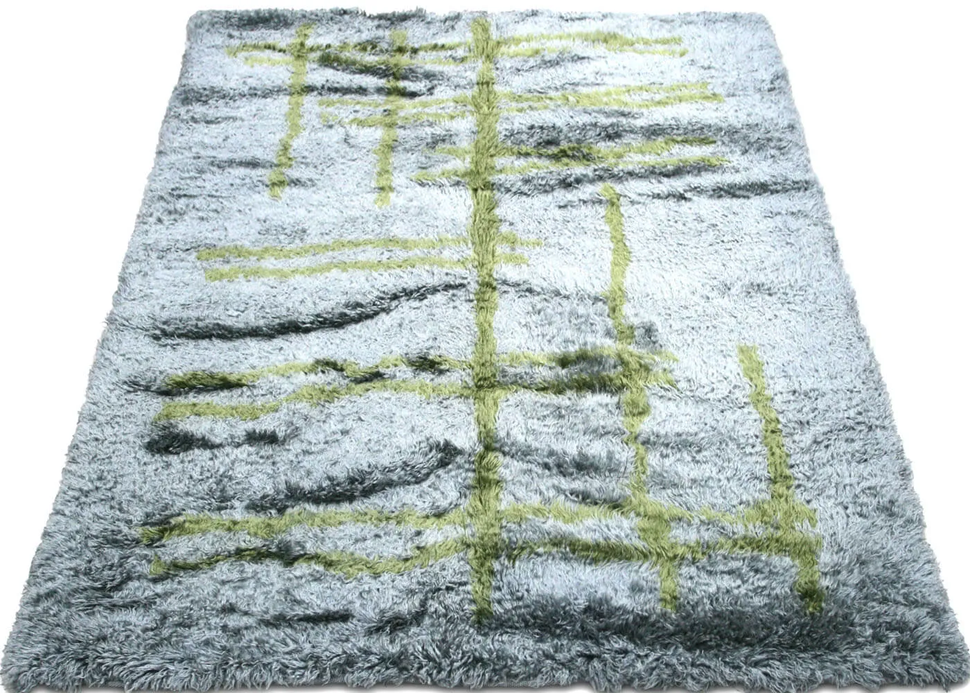 Vintage Turkish Shag Rug - 5'6" x 7'11"