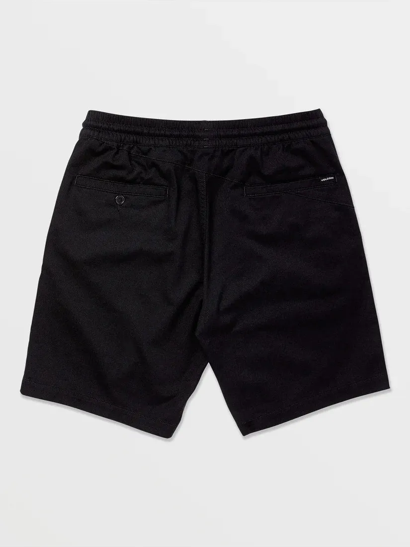 Volcom Frickin Elastic Waist Short 19" - Black