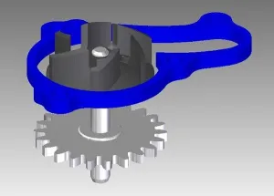 Waterpump Kit Ktm 450 Sxf 450 Excf Blue